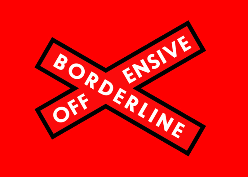 Utställning på Röda Sten Konsthall: Borderline Offensive - Laughing in the Face of Fear