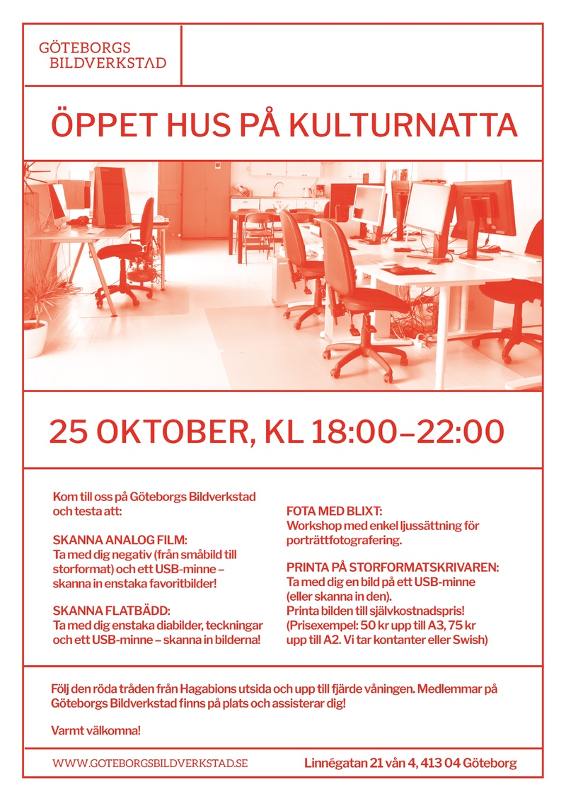 Öppet Hus på Göteborgs Bildverkstad