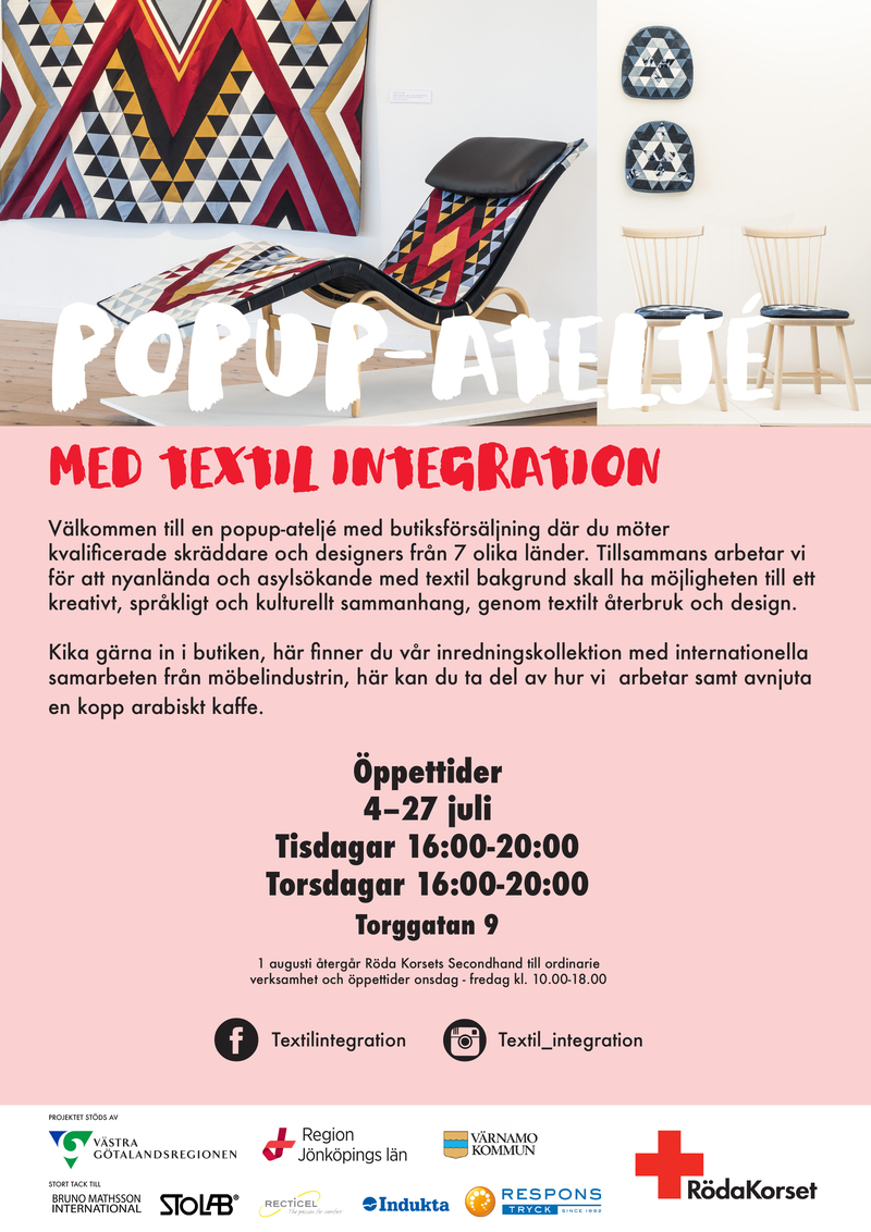 POPUP-ATELJÉ med Textil Integration