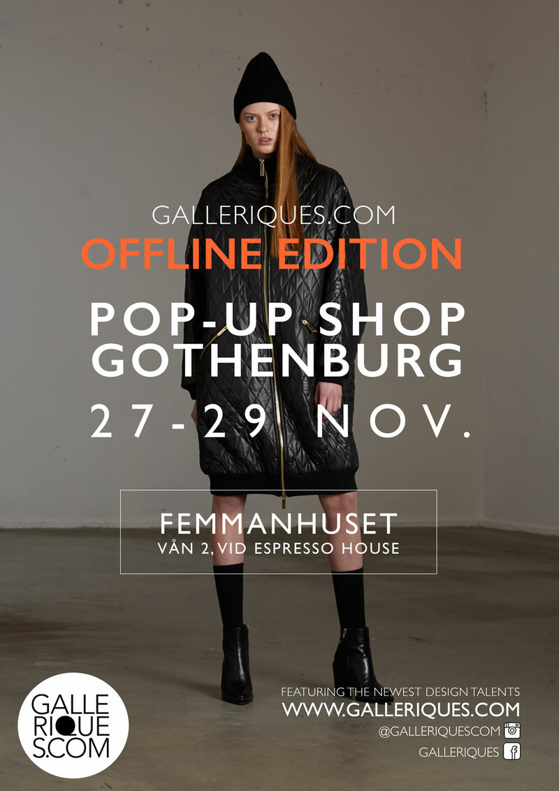 Pop up butik med nya designermärken - Galleriques.com