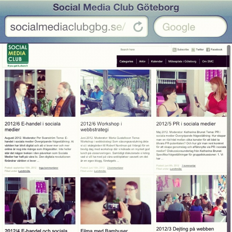 SMC Gbg: Om att blogga.