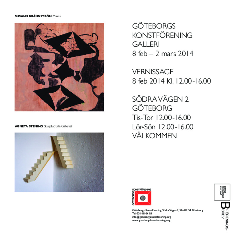 Utställning: Agneta Stening visar teckningar och skulptur