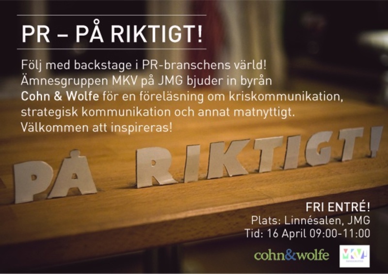 PR – på riktigt