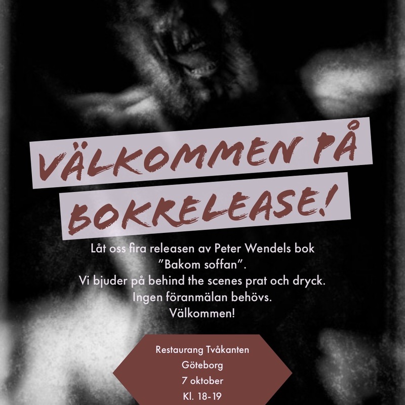 Boksläpp "Bakom soffan"av Peter Wendel