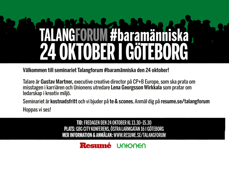 Talangforum #baramänniska