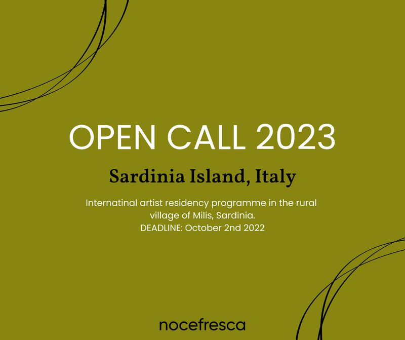 OPEN CALL - Nocefresca Residency in Sardinia, Italy