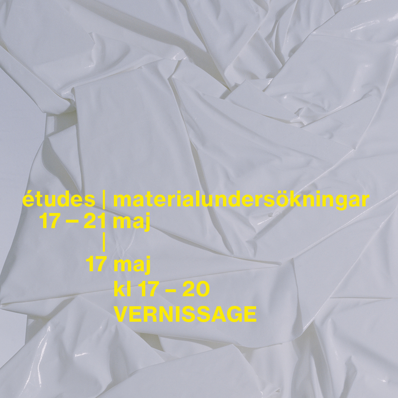 études | materialundersökningar 17—21 maj