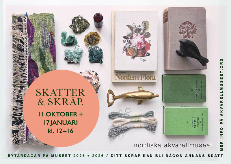 Bytardagar på Nordiska Akvarellmuseet / Skatter & Skräp