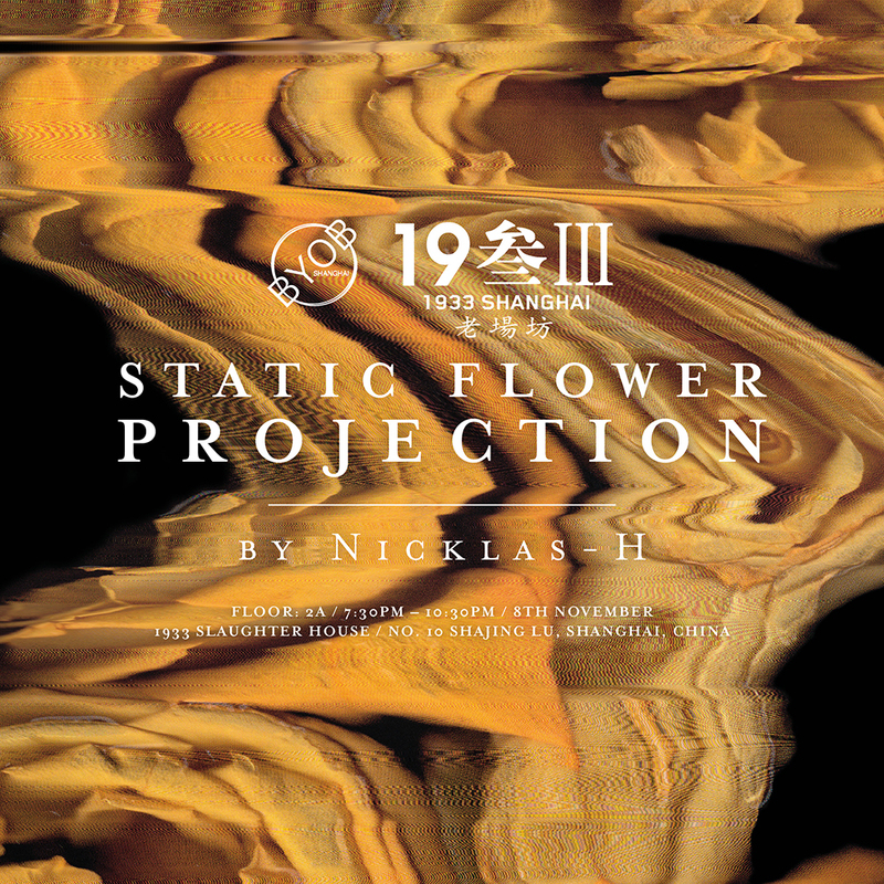 Static Flower: Projection @BYOB (Bring Your Own Beamer)