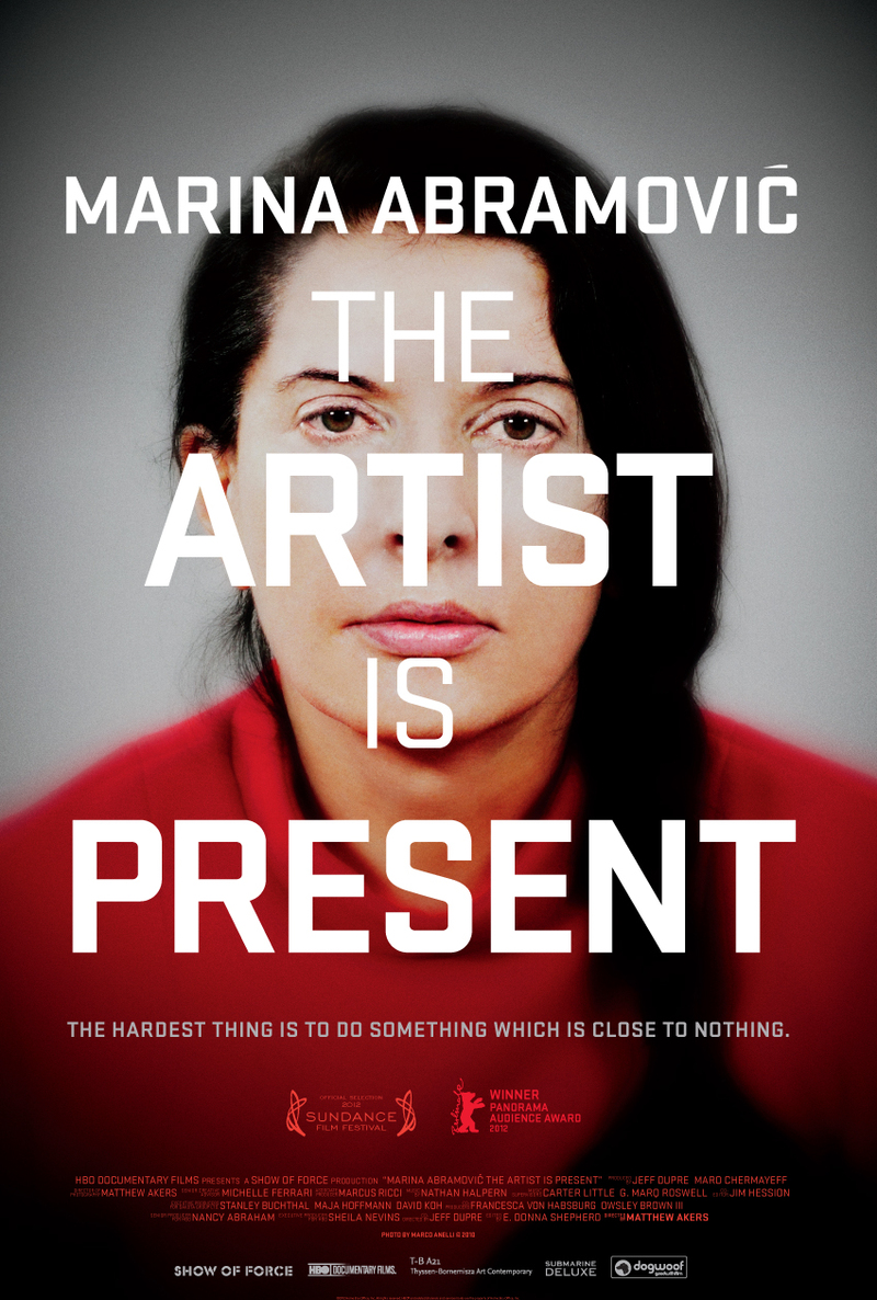 Dokumentärfilmsvisning "The Artist is Present" med Marina Abramovic