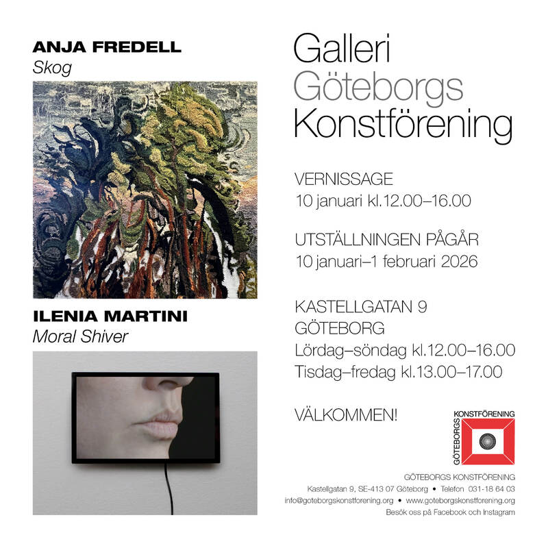 Vernissage Anja Fredell, Ilenia Martini