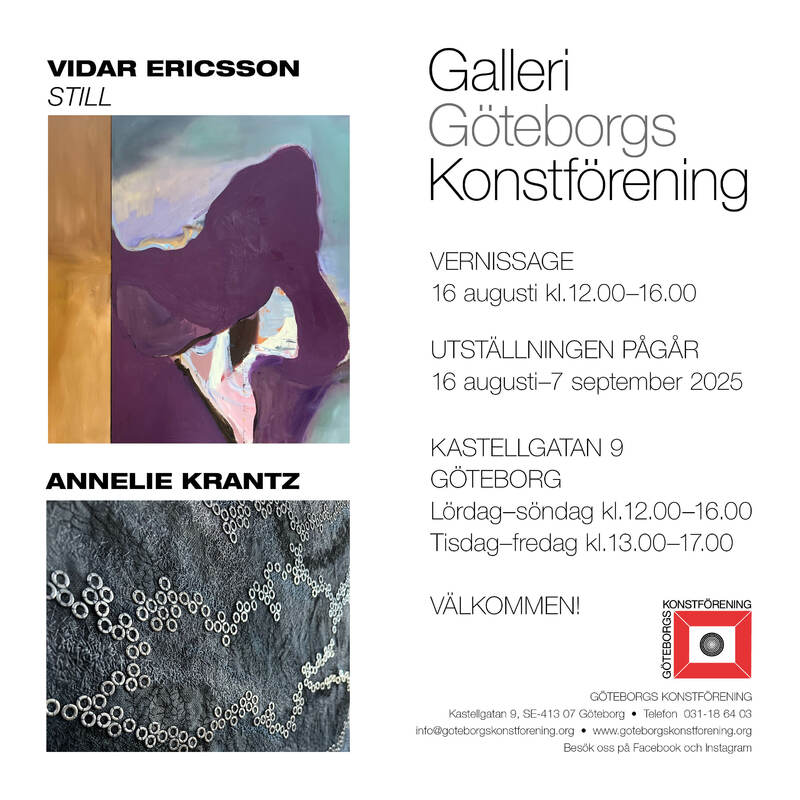 Vernissage Vidar Ericsson, Annelie Krantz