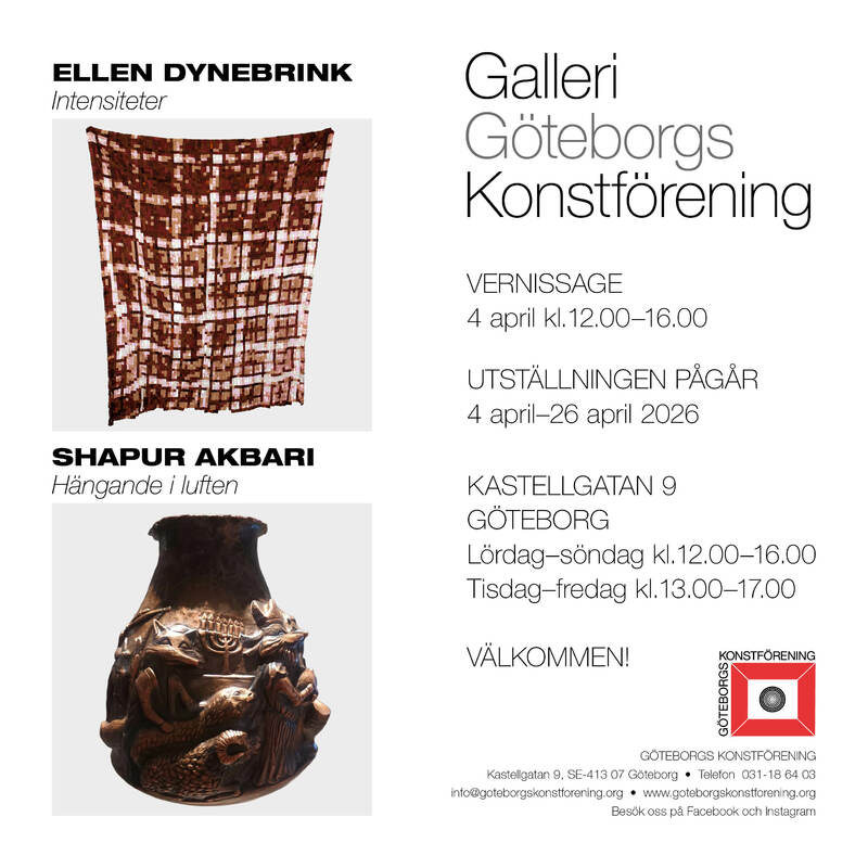 Vernissage Ellen Dynebrink, Shapur Akbari