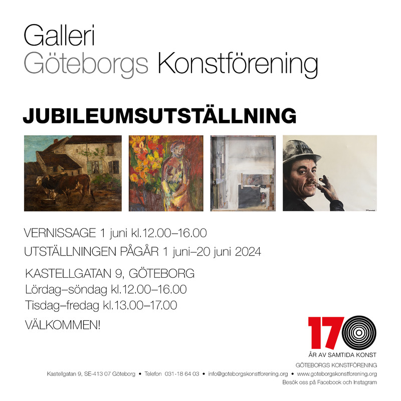 Vernissage Jubileumsutställningen 170 år av samtida konst