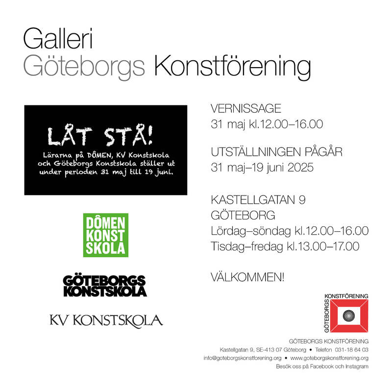 Vernissage Lärarutställning