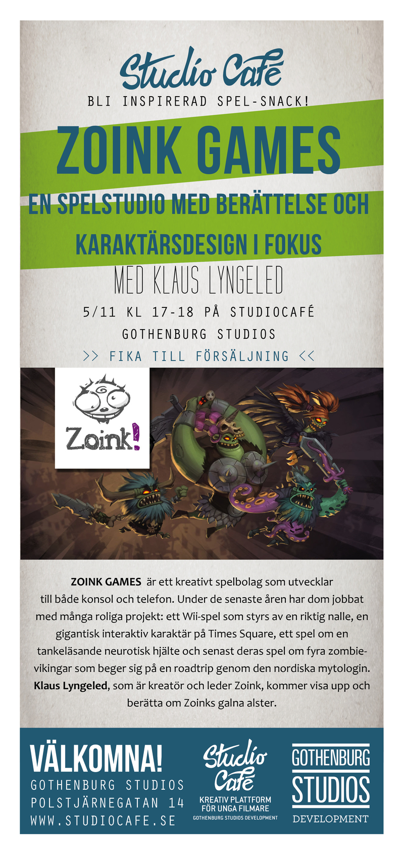 BLI INSPIRERAD - SPEL SNACK! ZOINK GAMES