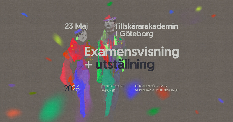 Catwalk och examensutställning på Tillskärarakademin