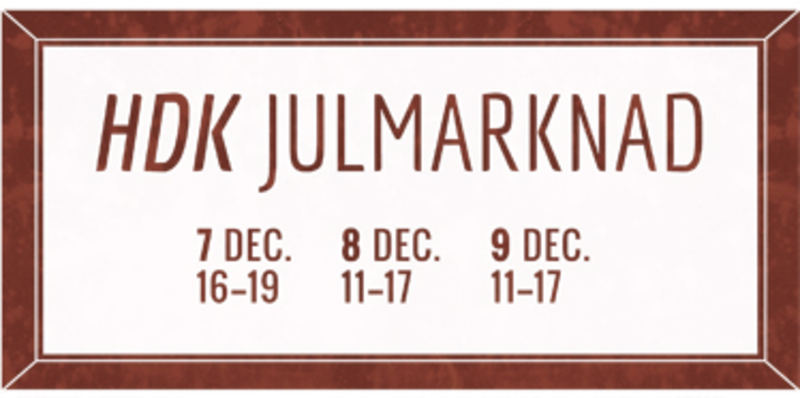 Julmarknad på HDK