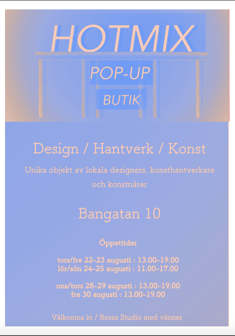 HOTMIX popup-butik