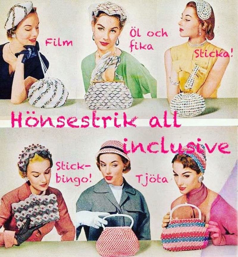 Stickkväll: Hönsestrikk All Inclusive