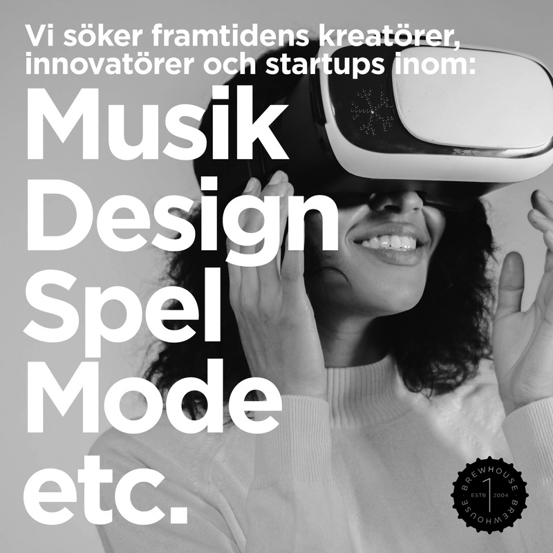 Vi söker framtidens kreatörer, innovatörer och startups!