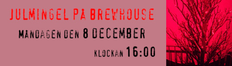 Julmingel och pop up-mässa på Brewhouse