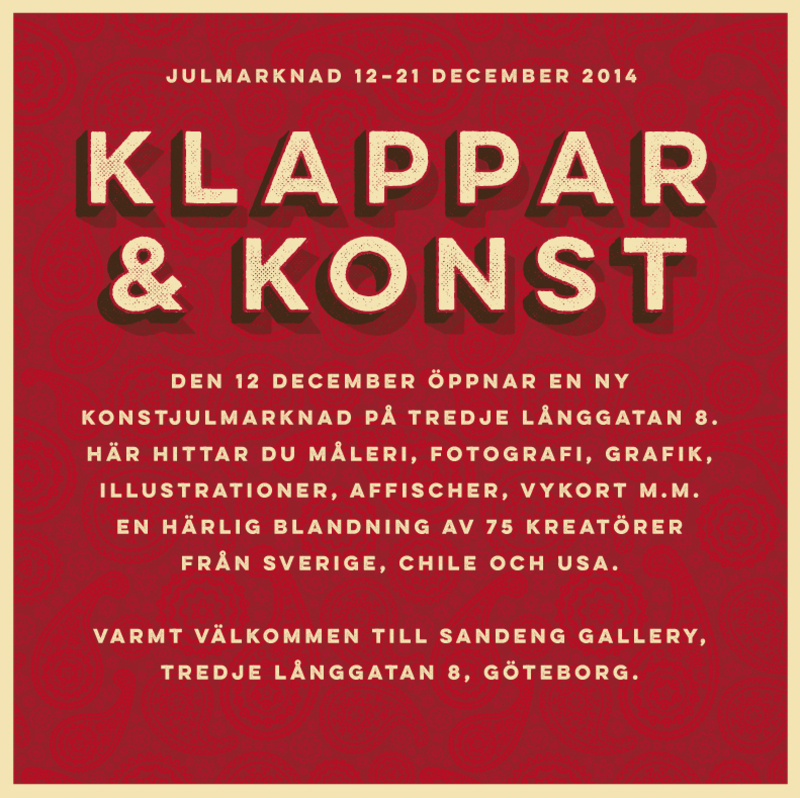 Konstjulmarknad "Klappar & Konst"