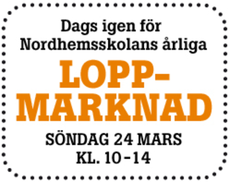 Nordhemskolans Årliga Loppis