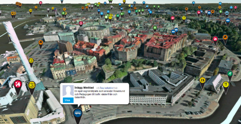 Virtuella miljöer i stadsplanering