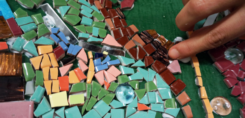 Mosaik och Origami