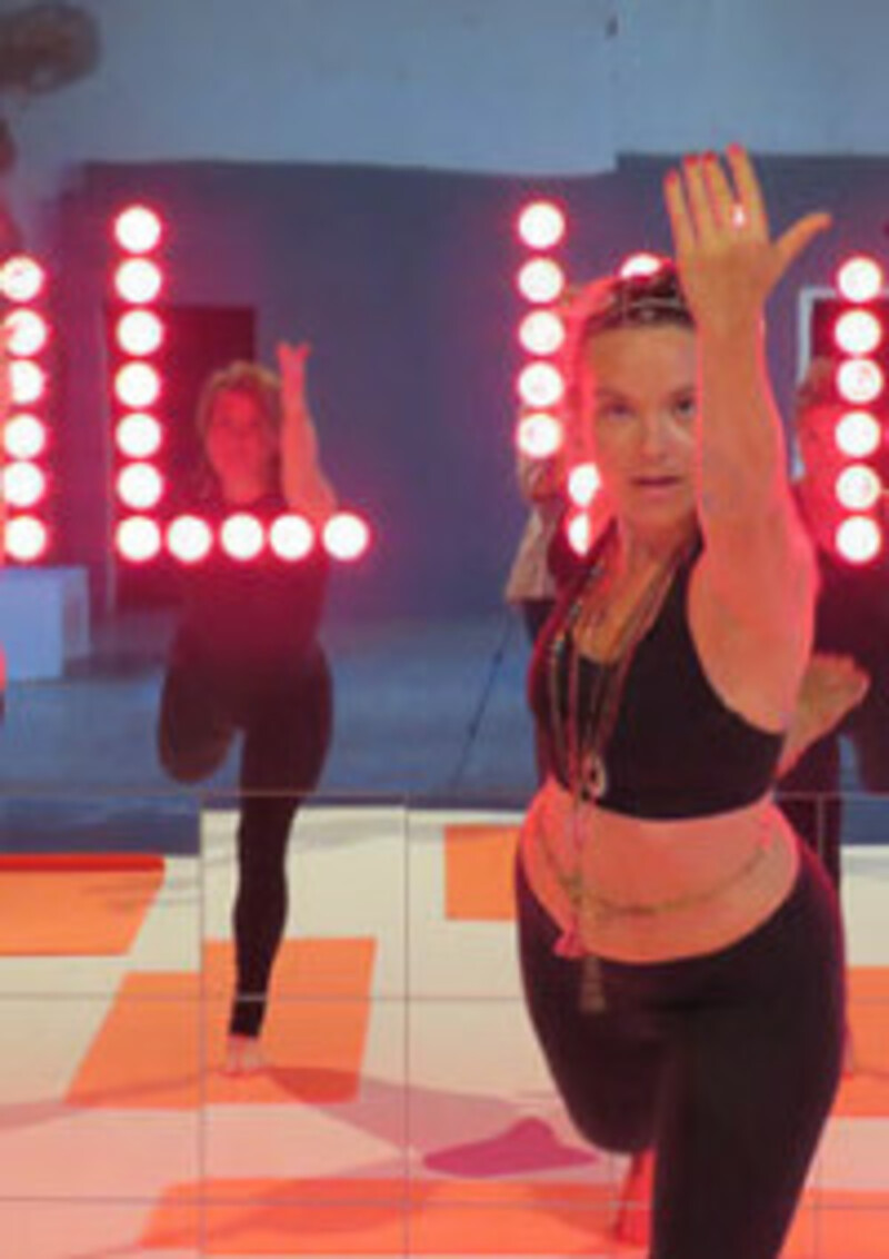 Delta i en live Yoga-session