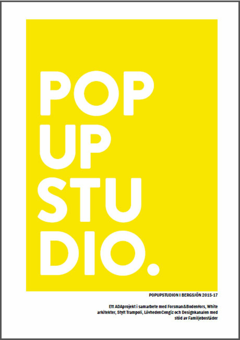 PopUp-studion i Bergsjön 2015-2017