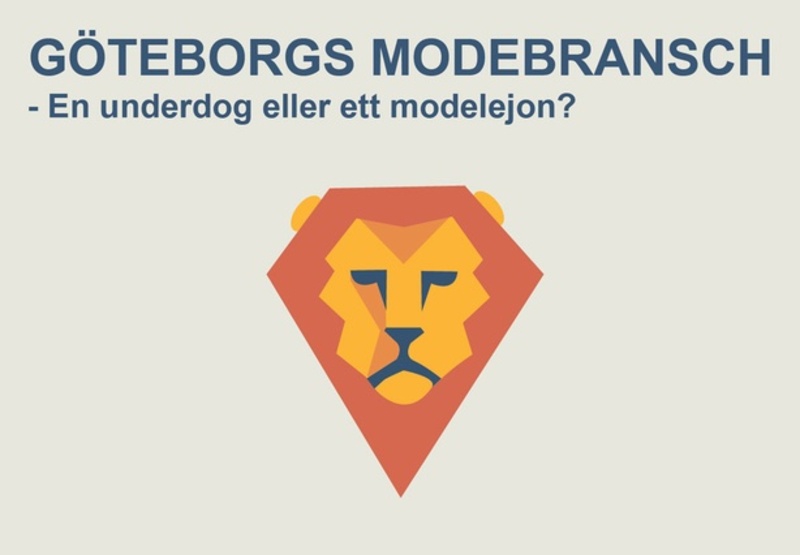 Rapport om Göteborgs modebransch