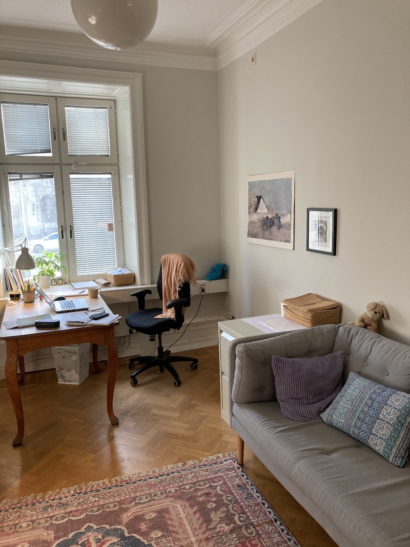 Studio/ Terapirum nära Järntorget uthyres