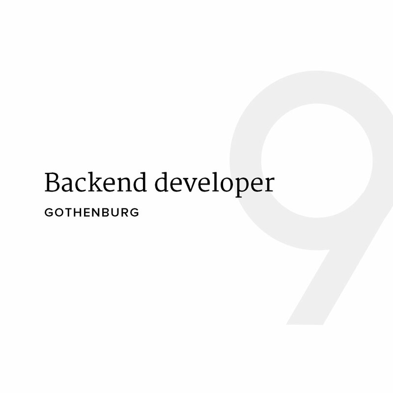 Backend Developer / Gothenburg