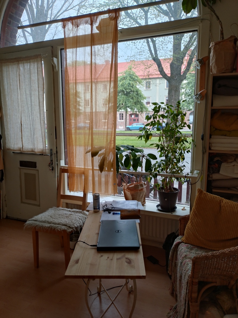 Mysig arbetsplats vid Mariaplan