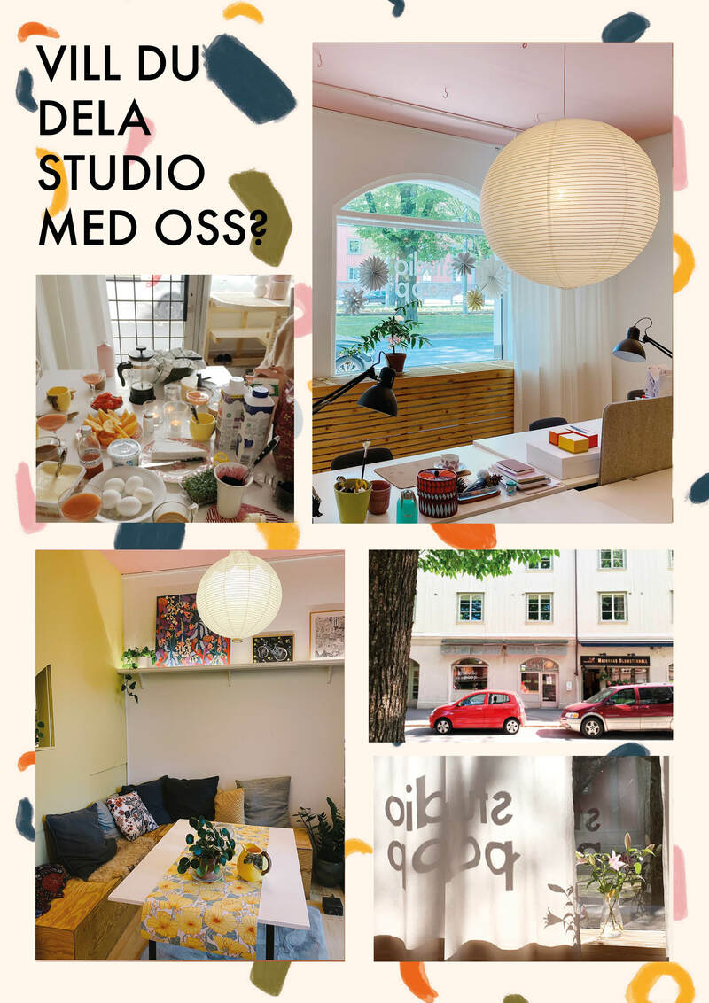 LEDIG PLATS PÅ STUDIO PAPP, MAJORNA