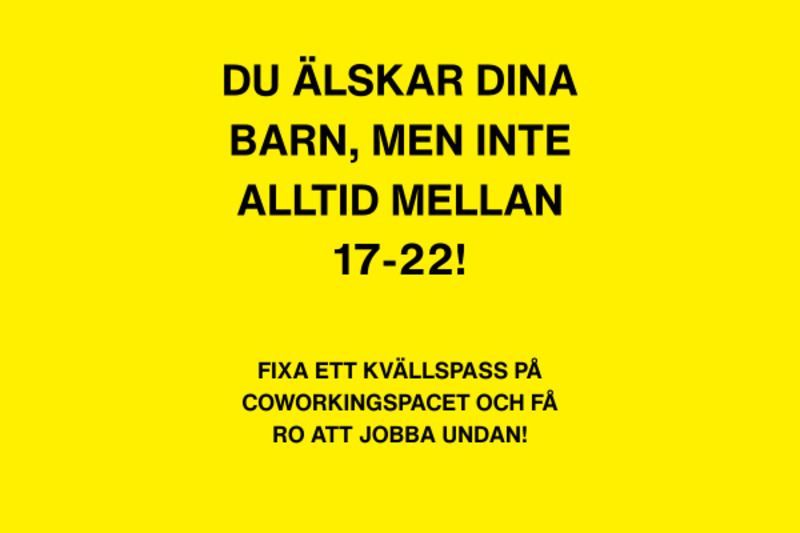 Du älskar dina barn, men inte alltid mellan 17-22!