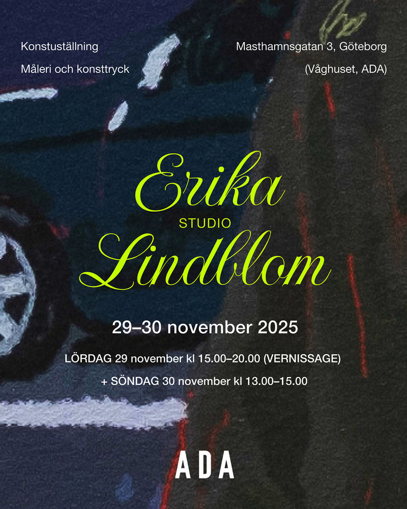 Konstutställning Erika Lindblom – ADA