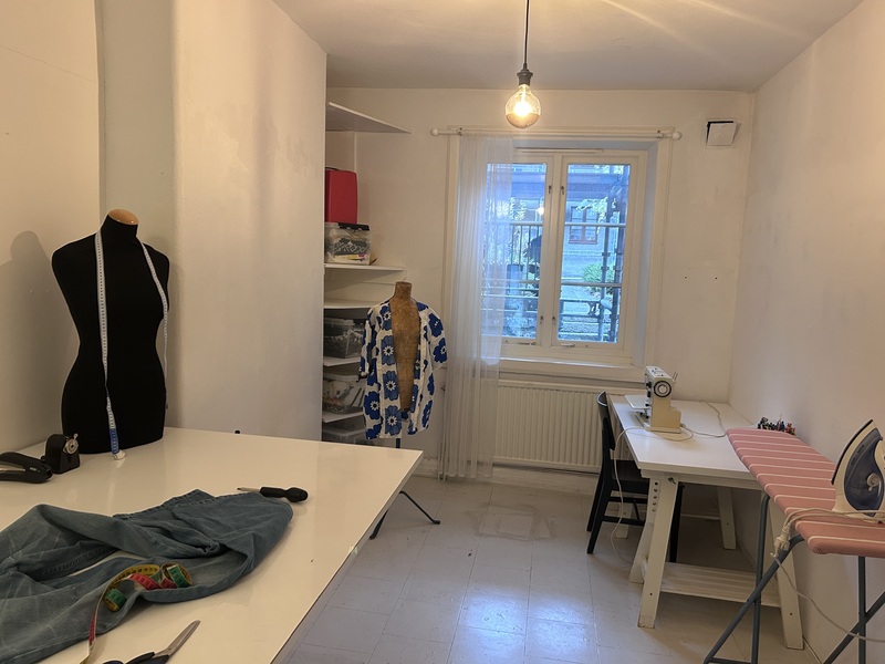 Mysigaste ateljén i Majorna