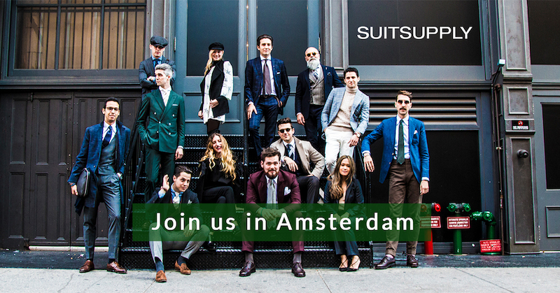 Inredningsarkitekter sökes till Suitsupply i Amsterdam!