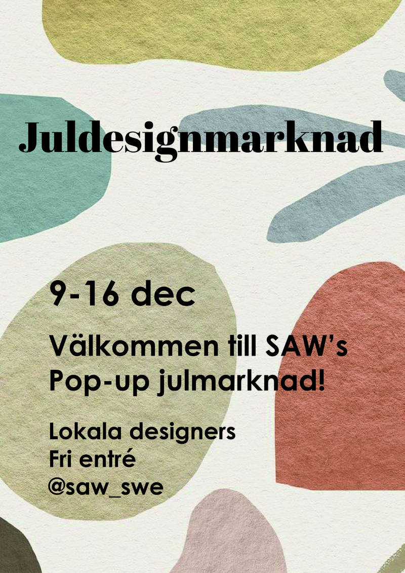 SAW´s juldesignmarknad