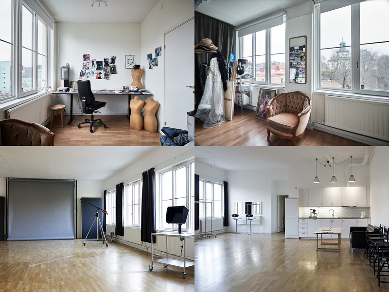 Eget rum och del fotostudio.