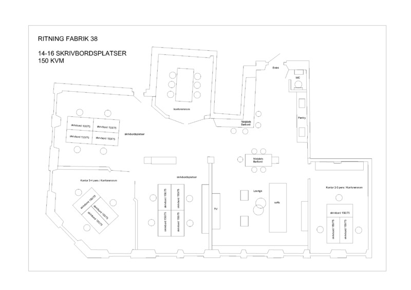 Kontorslokal, Kontorsrum, Skrivbordsplats - Gårda
