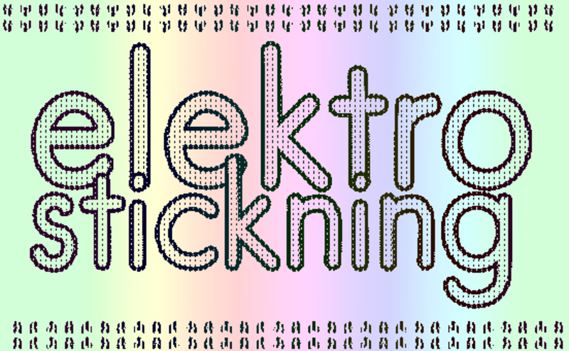 Elektrostickning Workshop * ElektroKKV