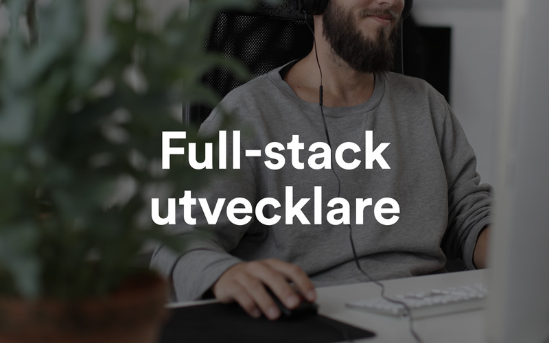 Webbutvecklare sökes!