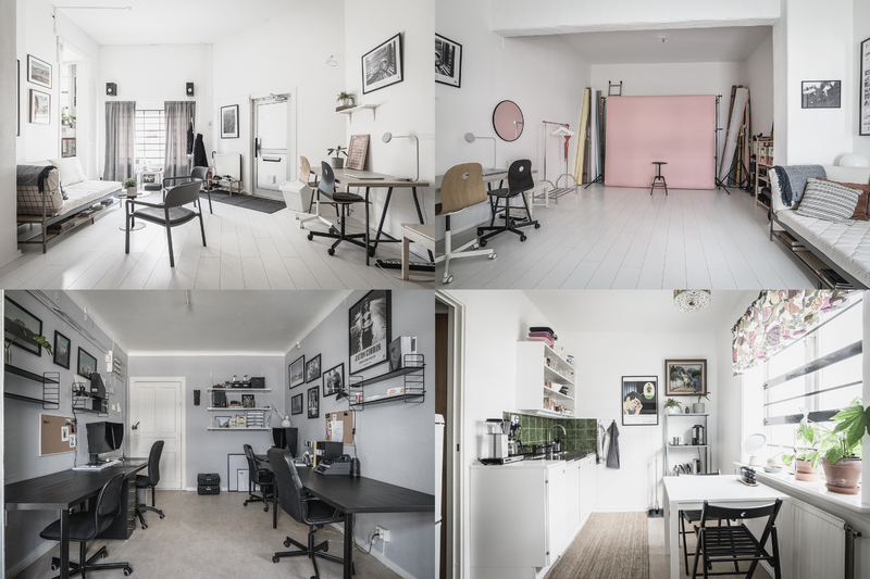 Lediga skrivbords/studioplatser mitt i Majorna