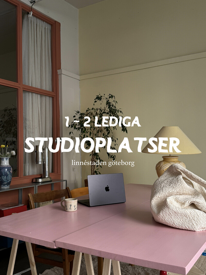 ledig ateljéplats i Linné